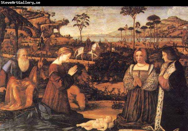 Vittore Carpaccio Holy Family and donors